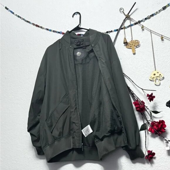 Nike Golf Retro Olive Bomber Jacket Men’s Size Large Y2K Windbreaker Streetwear - Picture 9 of 12